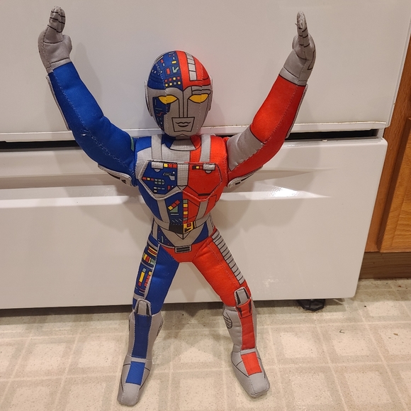 Saben Vr Troopers Plush Action Figure Doll Ryan Steele 17" HTF 1995 Tonka Hasbro - Picture 2 of 5